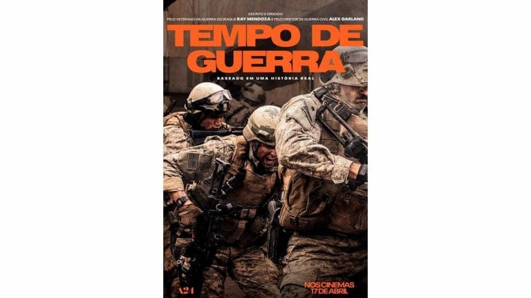 "Tempo de Guerra: trailer do filme de ação com cenas intensas"