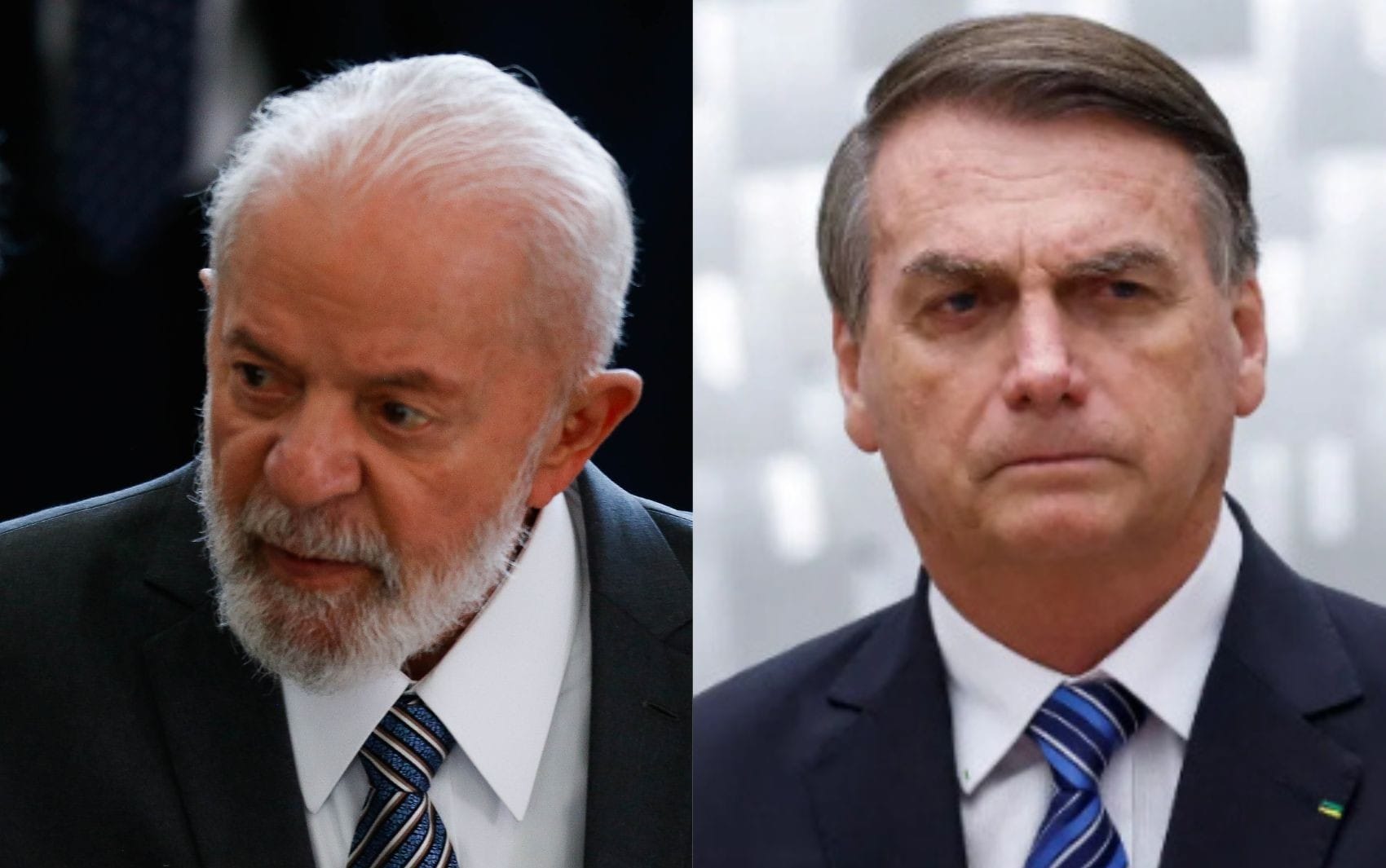 Lula e Bolsonaro têm 55% de rejeição cada, segundo pesquisa Quaest. Eduardo Bolsonaro lidera com 56%. Zema e Caiado são menos rejeitados, mas pouco conhecidos. Lula lidera intenções de voto (41%), seguido por Bolsonaro (39%). 62% rejeitam nova candidatura de Lula. Medo de ambos é equilibrado (44% x 41%).