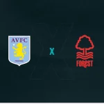 Aston Villa e Nottingham Forest se enfrentam na 31ª rodada da Premier League 2024/25 no Villa Park. O Villa, invicto em casa, busca aproximar-se da zona europeia, enquanto o Forest, terceiro colocado, mantém campanha sólida. Transmissão exclusiva no Disney+. Palpite: vitória do Aston Villa e ambos marcam.