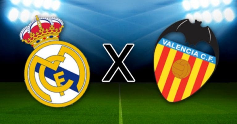 Real Madrid e Valencia se enfrentam neste sábado, às 11h15 (horário de Brasília), no Santiago Bernabéu, pela 30ª rodada da LaLiga. Transmissão exclusiva no Disney+. O Real Madrid busca o título, enquanto o Valencia luta contra o rebaixamento. Escalações confirmadas com destaque para Mbappé e Hugo Duro.