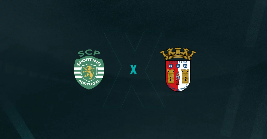 Sporting enfrenta Braga na 28ª rodada do Campeonato Português, buscando aproximar-se do líder Benfica, enquanto o Braga mira a Liga Europa. O Sporting domina o histórico e chega invicto em nove jogos. Transmissão pela ESPN 3 e Disney+. Palpite: vitória do Sporting e possível gol de Gyökeres.