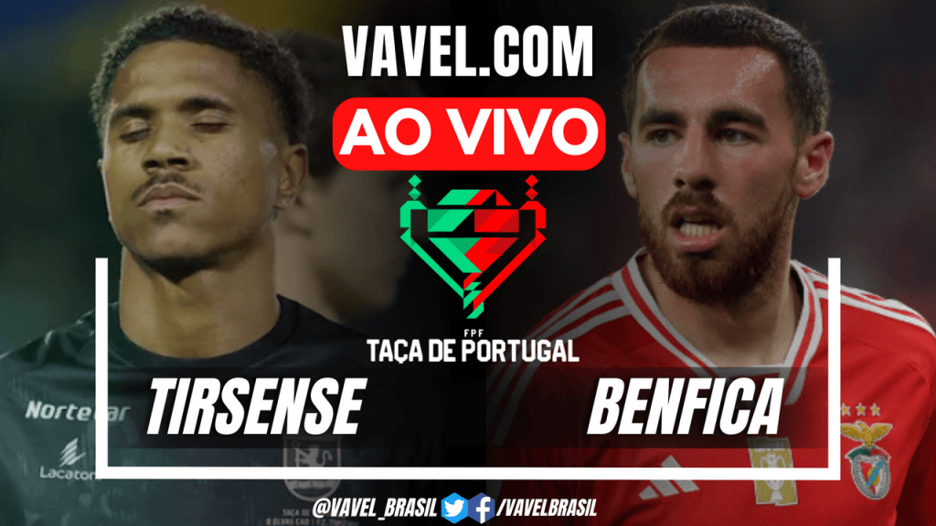 Benfica goleia Tirsense por 5 a 0 na Taça de Portugal